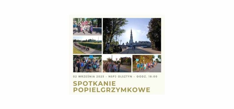 SPOTKANIE POPIELGRZYMKOWE-02.09.23